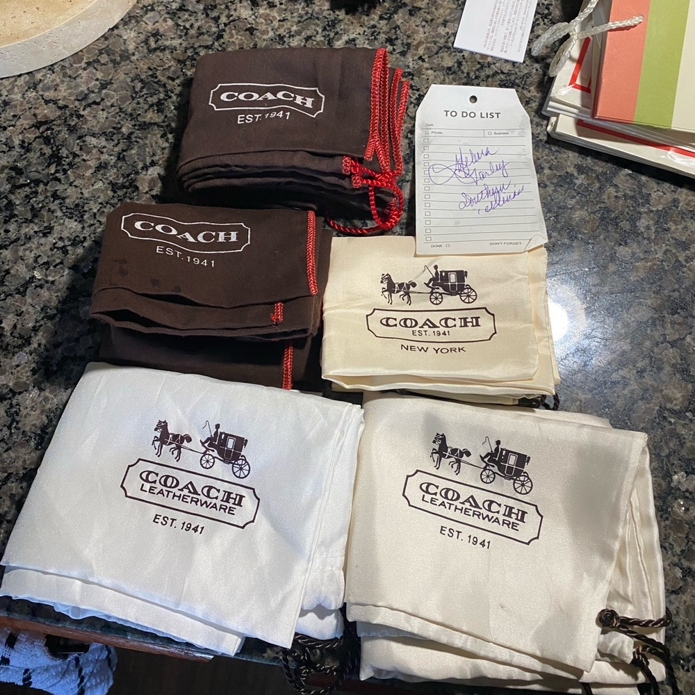 Coach bags and boxes. New and used.